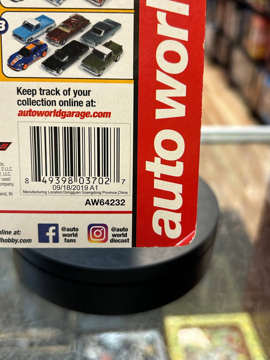 1965 Plymouth Barracuda Formula S (Auto World, Modern Muscle) SEALED product image 6, provided for visual reference and