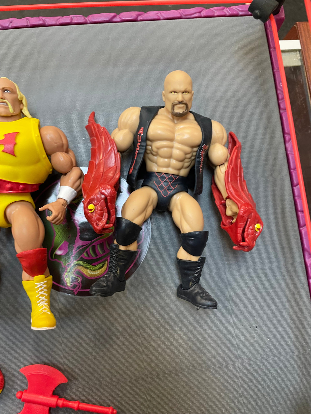 RattleSnake Mountain (WWE MOTU, Mattel) **COMPLETE** product image 11, provided for visual reference and product detail
