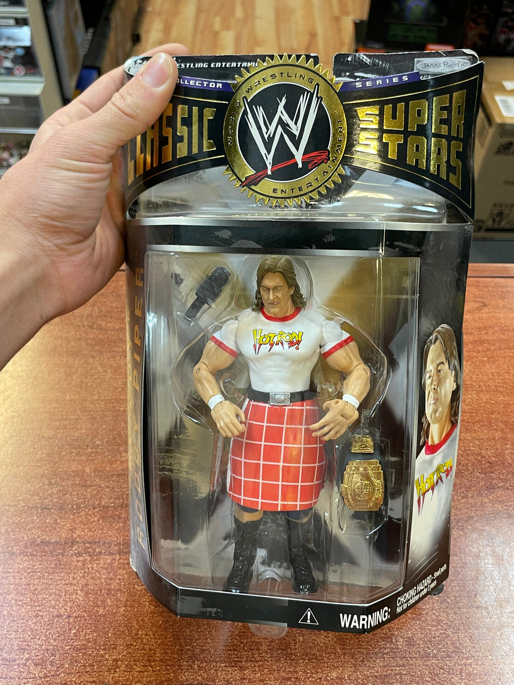 Rowdy Roddy Piper (WWF Classic Superstars, Jakks) **SEALED** product image 5, provided for visual reference and product
