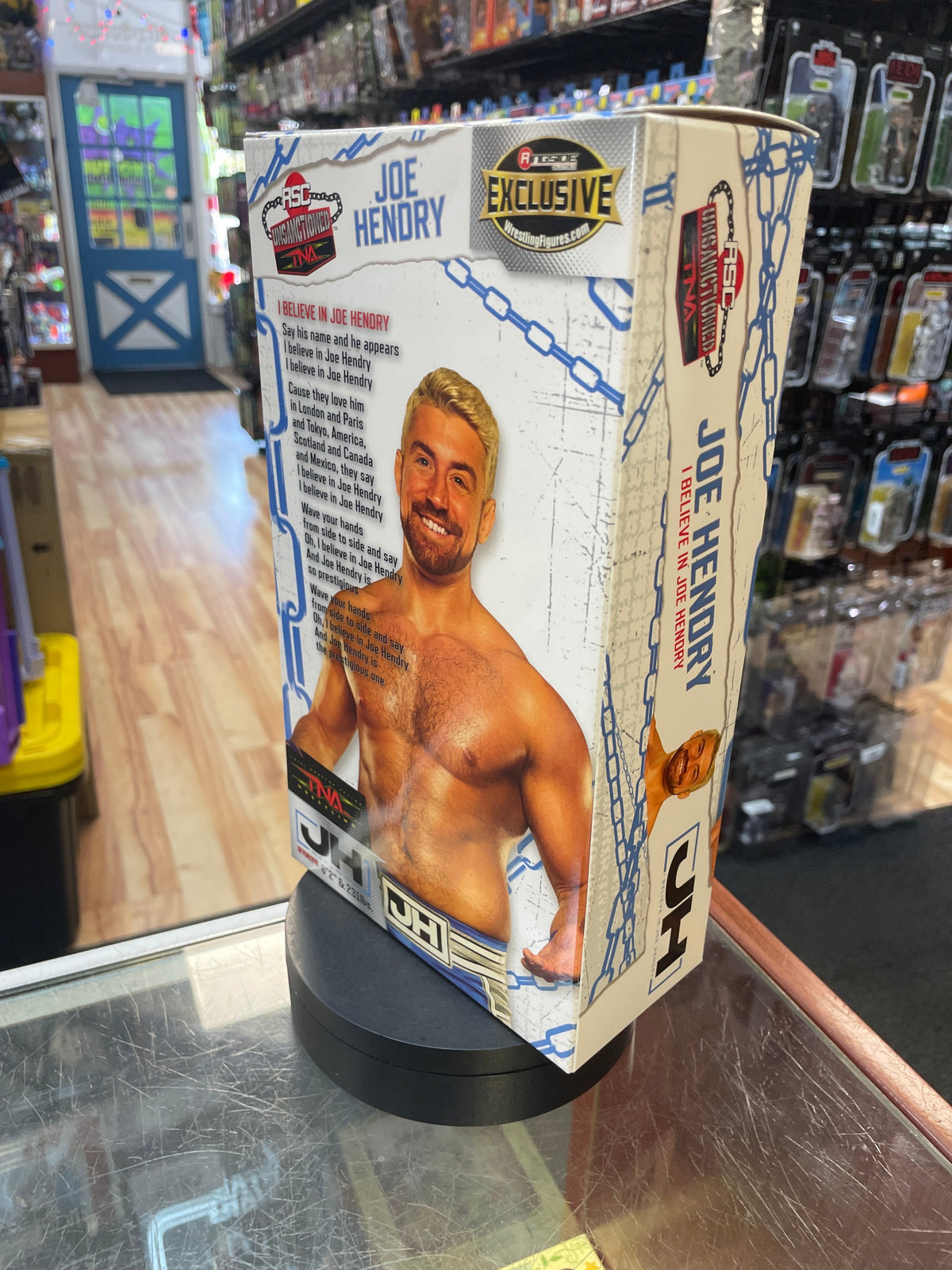 Joe Hendry "I Believe" Edition (TNA, Ringside Collectibles) SEALED product image 4, provided for visual reference and