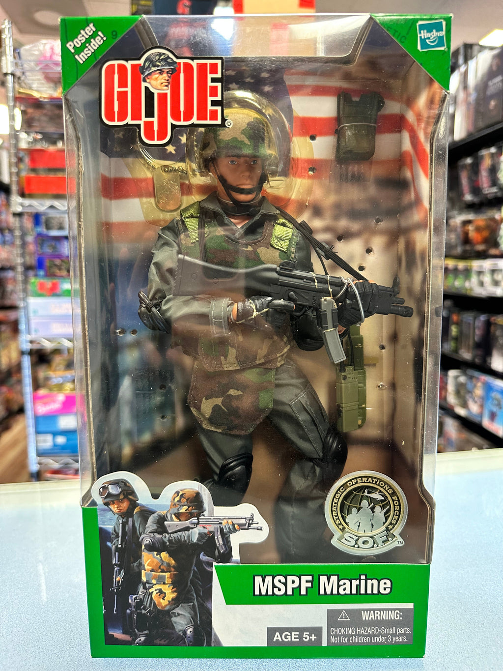 MSPF Marine (Vintage G.I. Joe, Hasbro) Sealed product image 1, provided for visual reference and product detail review