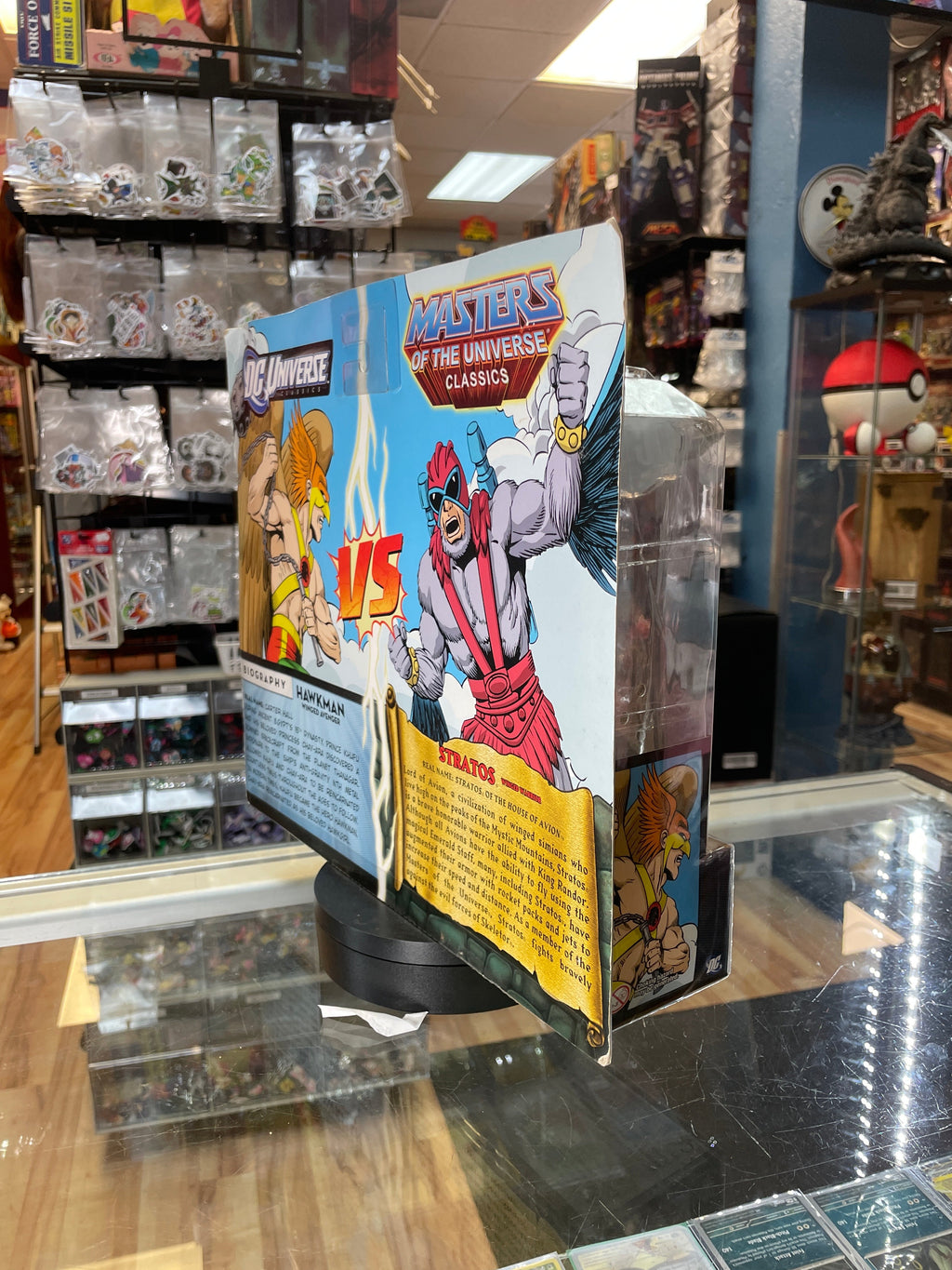 HawkMan & Stratos (MOTU Classics DC Universe, Mattel)**SEALED** product image 3, provided for visual reference and product