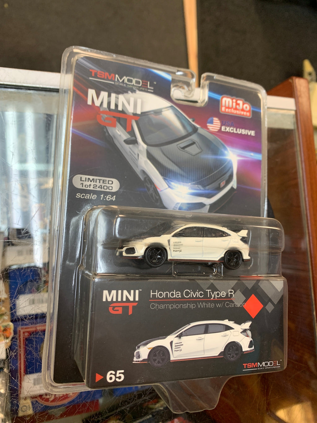 Honda Civic Type R Carbon (Mini GT, TSM Model) SEALED product image 5, provided for visual reference and product detail