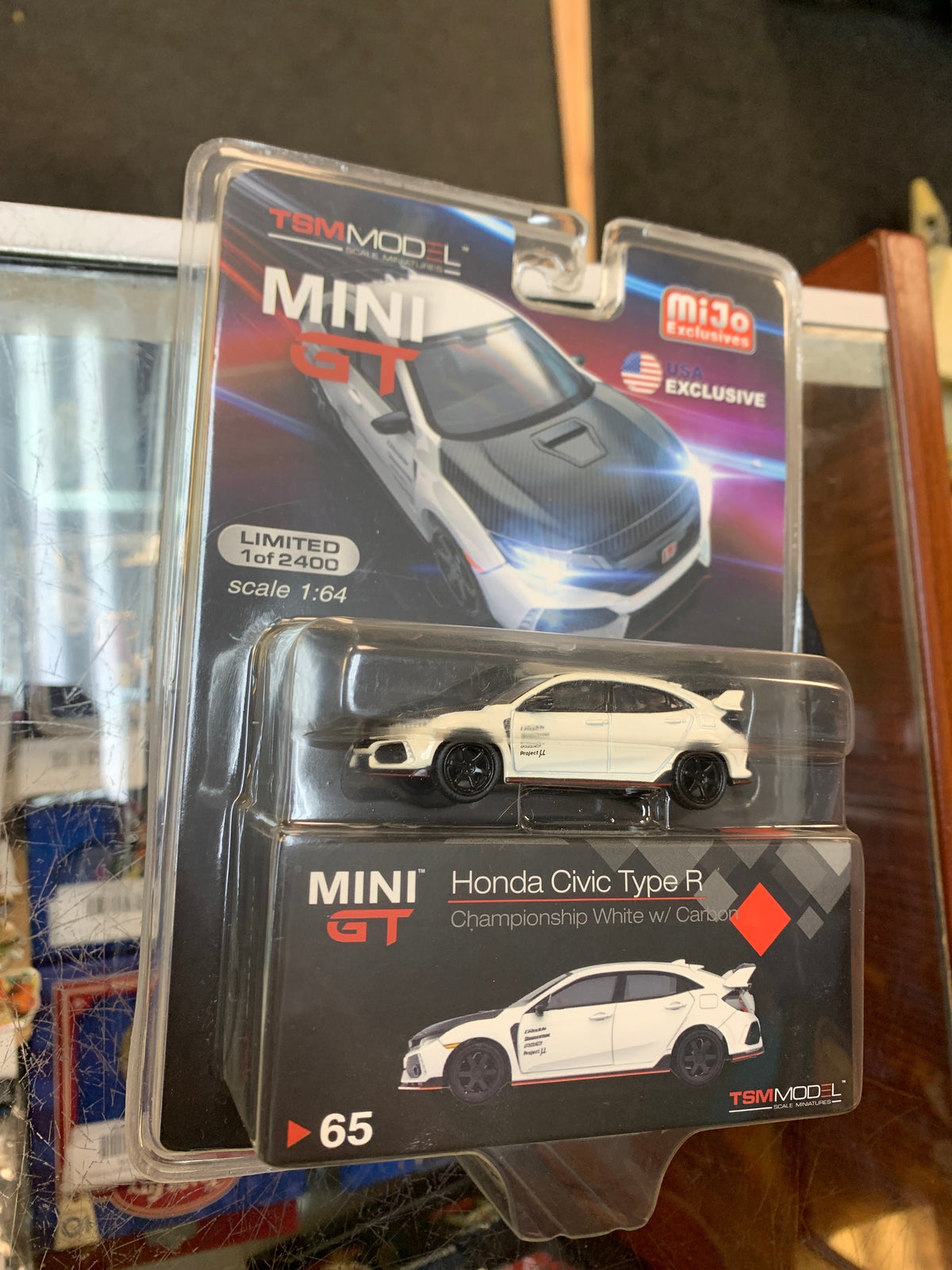 Honda Civic Type R Carbon (Mini GT, TSM Model) SEALED product image 5, provided for visual reference and product detail