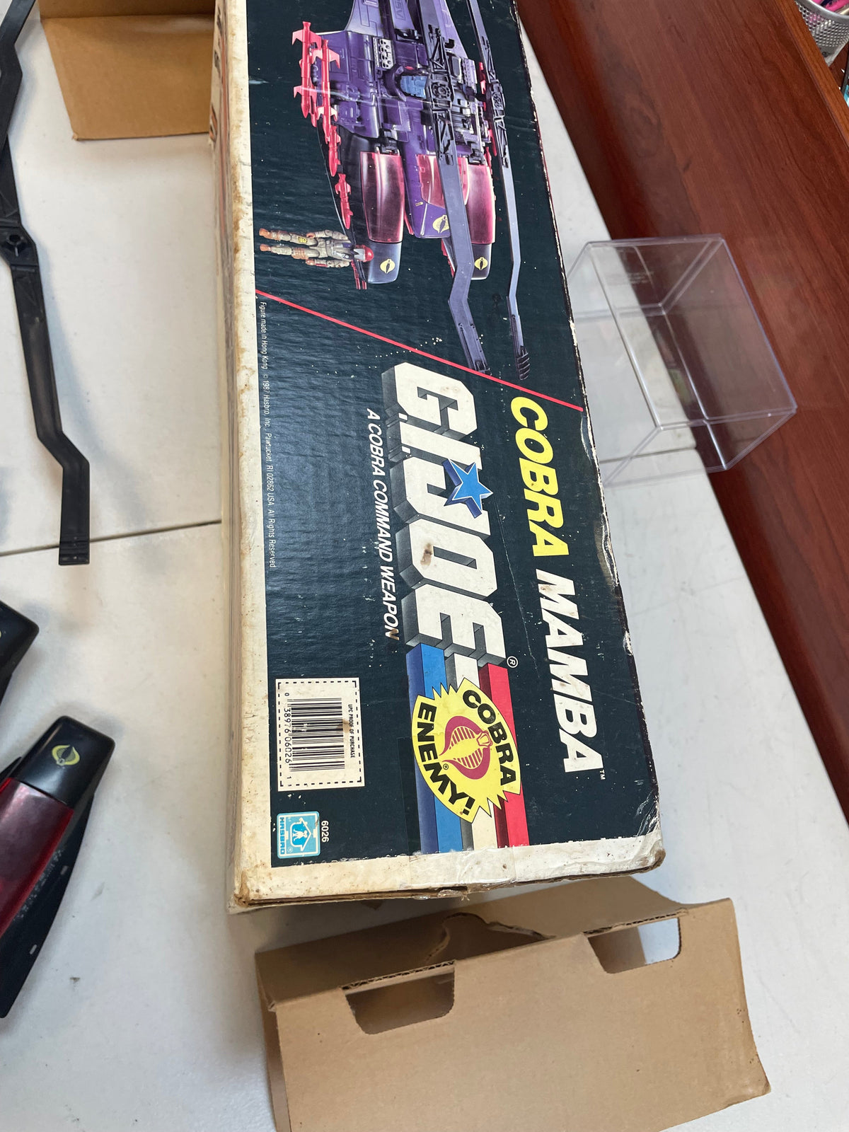 Mamba with Box (Vintage GI Joe, Hasbro) **COMPLETE** product image 63, provided for visual reference and product detail