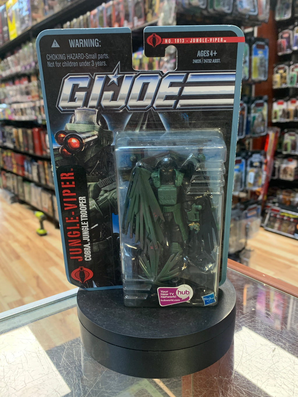 Jungle Viper Cobra Trooper (GI Joe Pursuit of Cobra, Hasbro) SEALED product image 1, provided for visual reference and