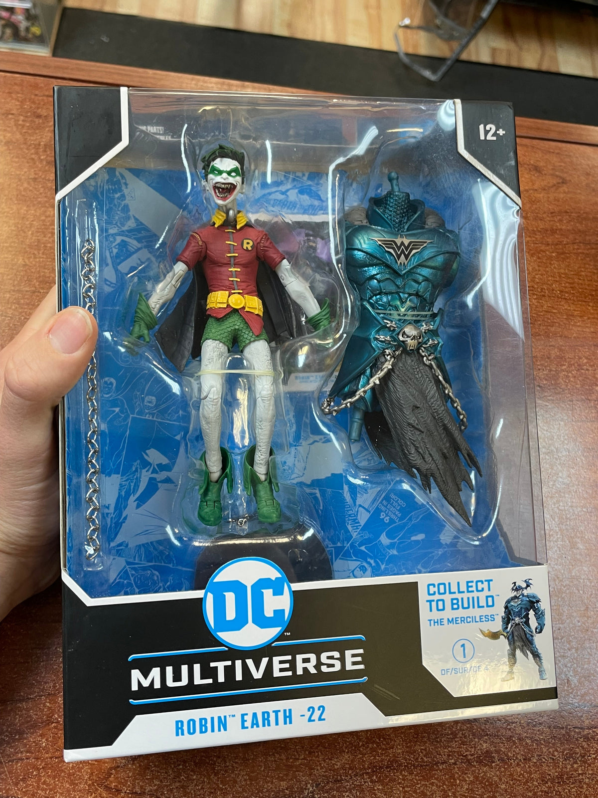 Robin Earth-22 BAF Merciless (DC Multiverse, McFarlane) SEALED product image 4, provided for visual reference and product