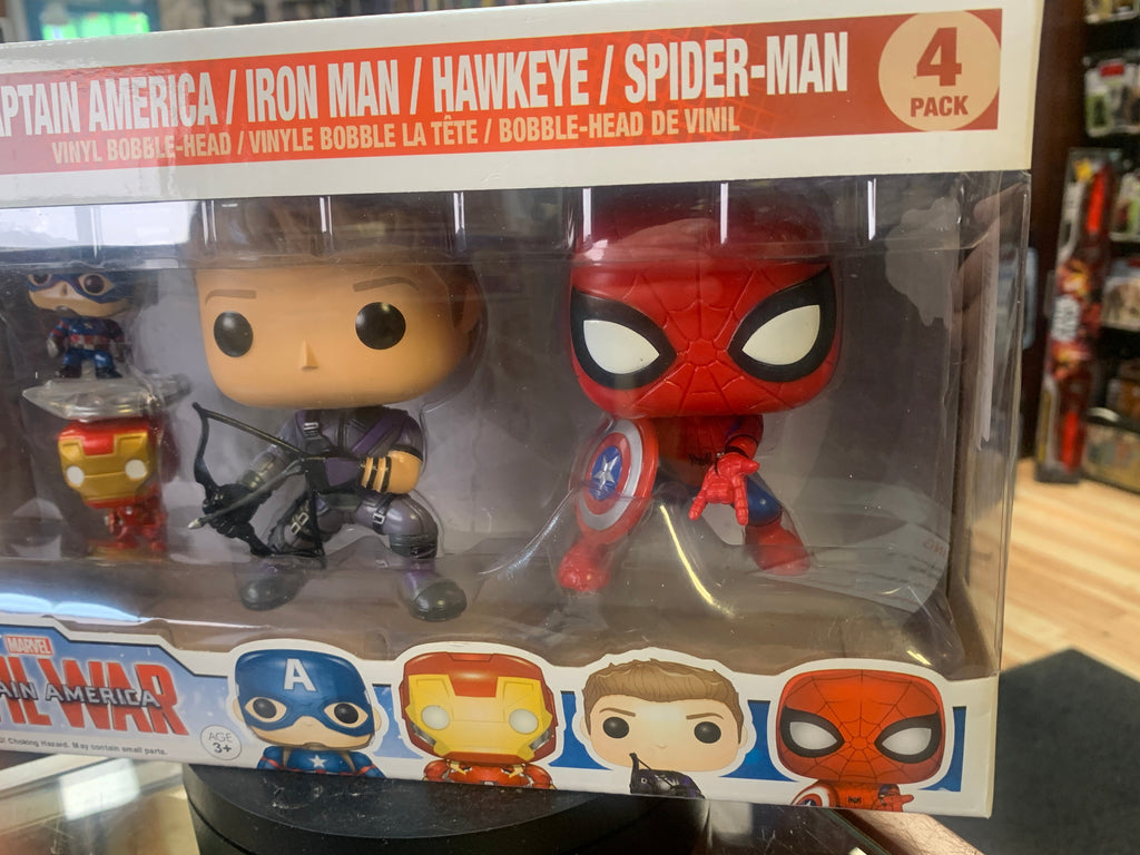 Hawkeye & Spiderman with Mini (Funko Pop, Marvel) EXCLUSIVE product image 2, provided for visual reference and product