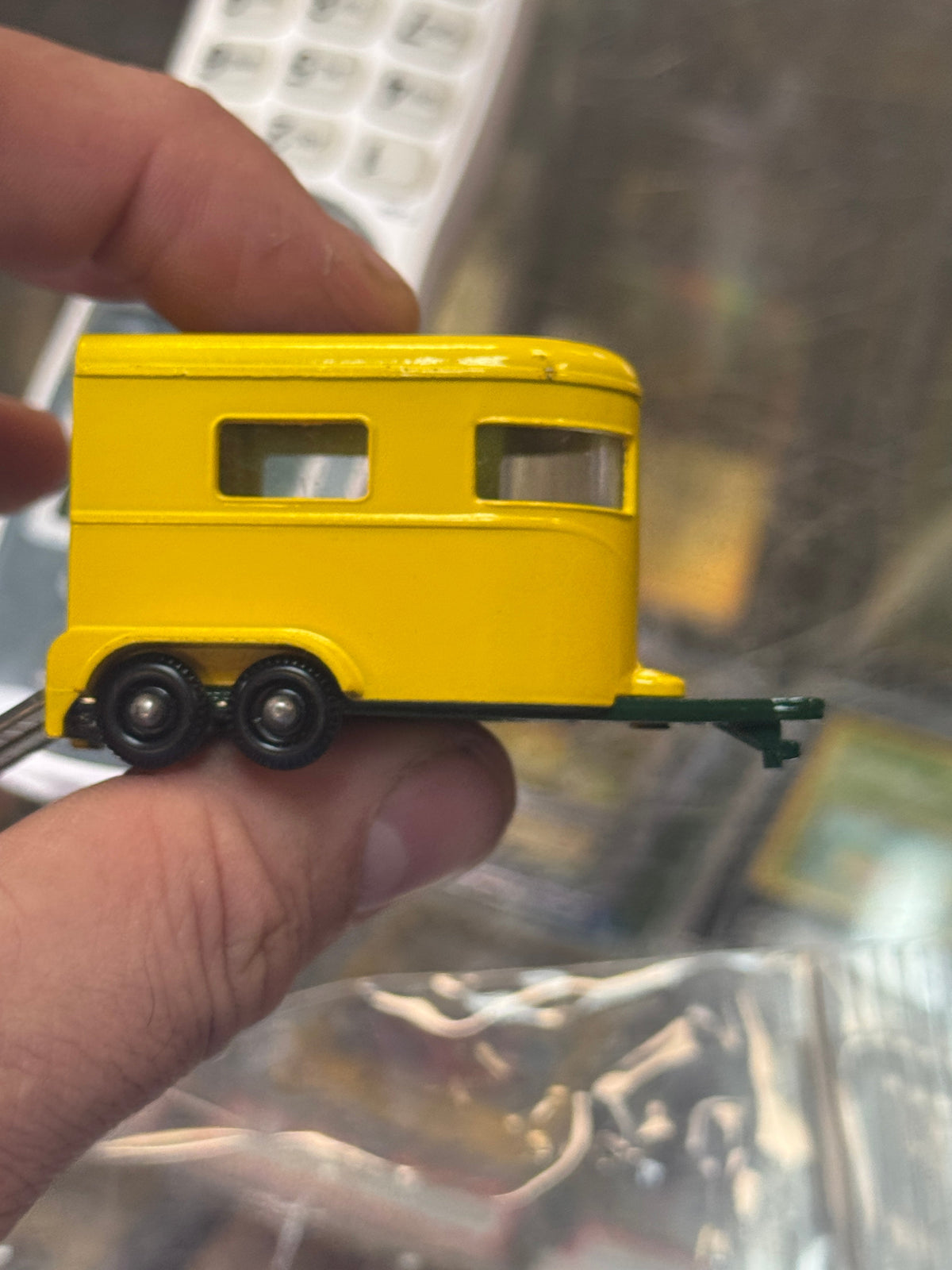 Yellow Pony Trailer with Horses Diecast (Vintage Matchbox, Lesney) product image 9, provided for visual reference and