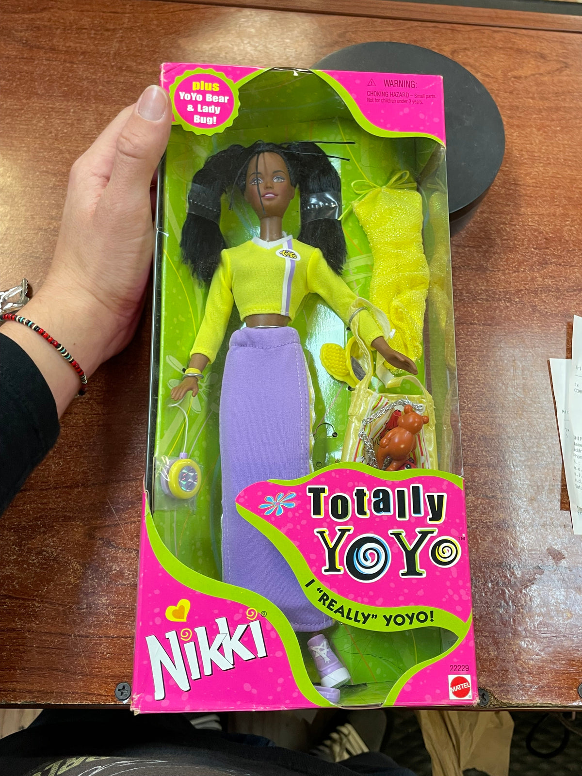 Totally YoYo Nikki #22229 (Vintage Barbie, Bandai) **SEALED** product image 7, provided for visual reference and product