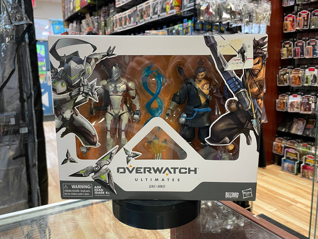 Genji & Hanzo (Overwatch Ultimates, Hasbro) **SEALED** product image 1, provided for visual reference and product detail