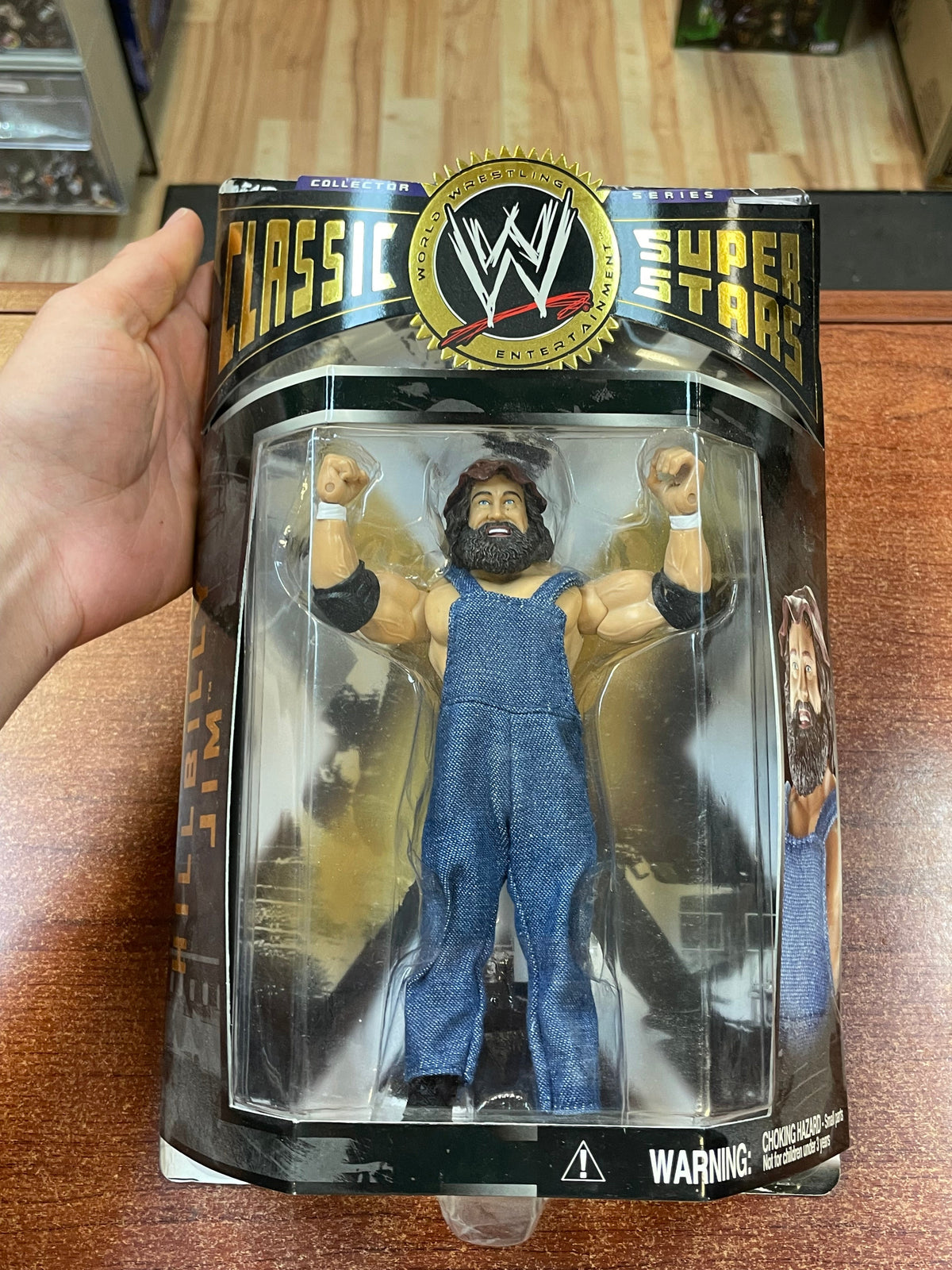Hillbilly Jim (WWF Classic Superstars, Jakks) **SEALED** product image 3, provided for visual reference and product detail