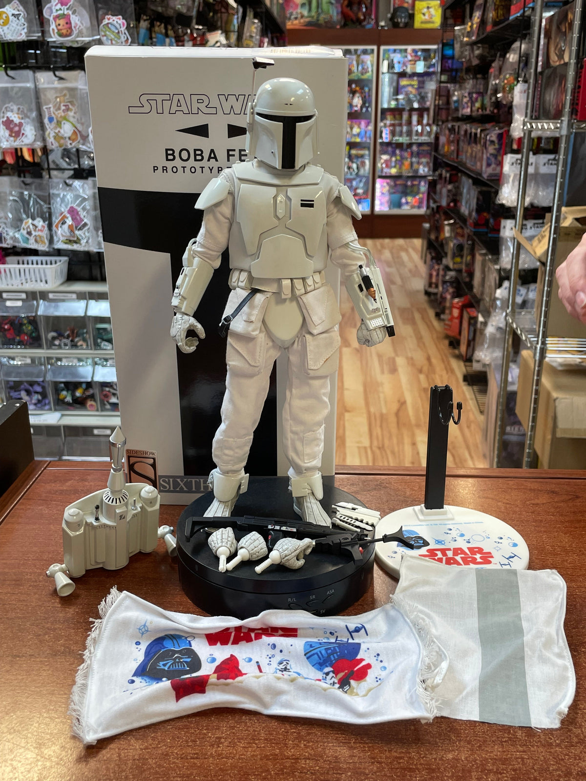 Boba Fett Prototype Armor (Star Wars, Sideshow) COMPLETE product image 1, provided for visual reference and product detail