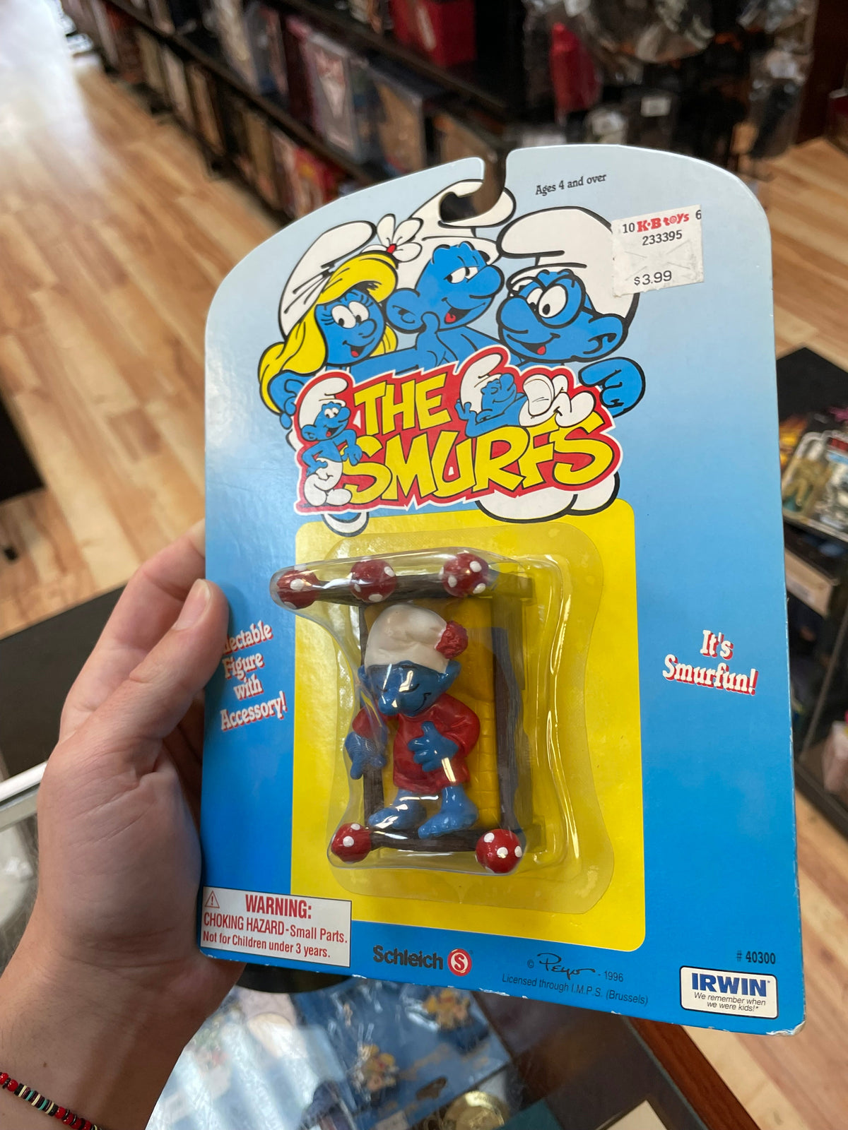 Sleepy Smurf (Vintage Smurfs, Schleich Peyo) **SEALED** product image 7, provided for visual reference and product detail