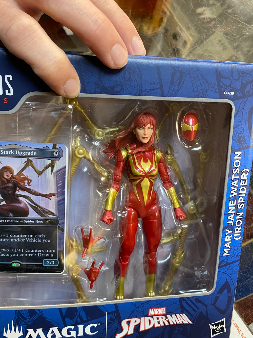 Mary Jane Watson Iron Spider (Marvel Legends, Magic The Gathering, Hasbro) SEALED product image 5, provided for visual
