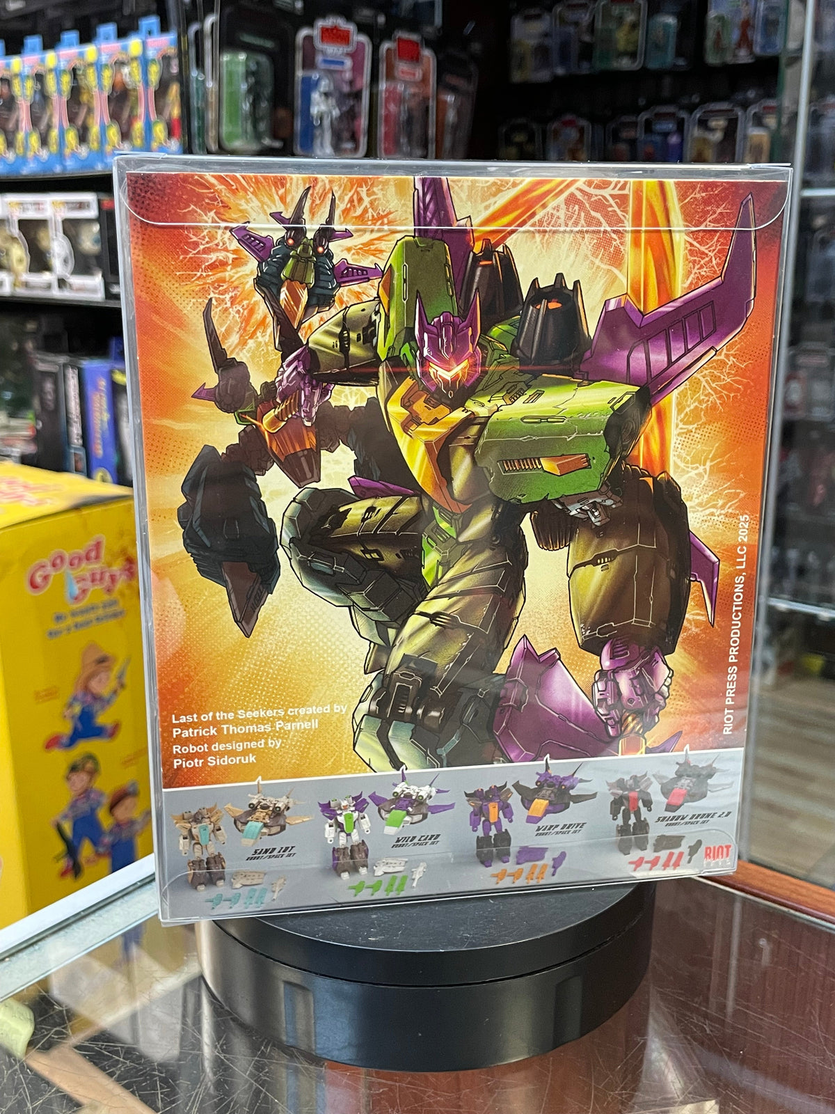 Warp Drive 08 (Last Of The Seekers, Riot Toys, Riot Press) SEALED product image 3, provided for visual reference and product
