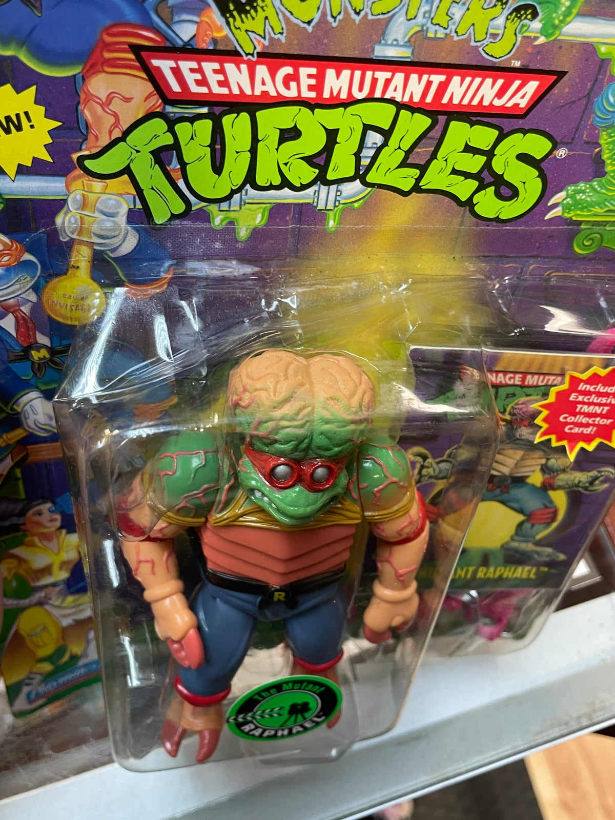 The Mutant Raphael (Vintage TMNT Ninja Turtles, Playmates) SEALED product image 8, provided for visual reference and product