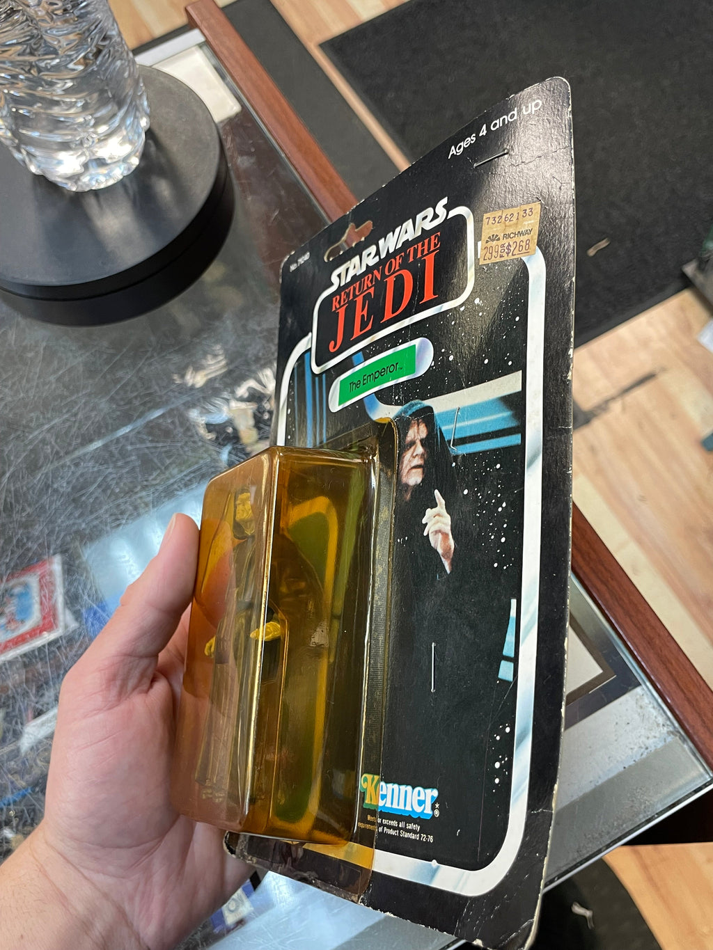 The Emperor ROTJ 9510 (Vintage Star Wars, Kenner) **SEALED** product image 11, provided for visual reference and product