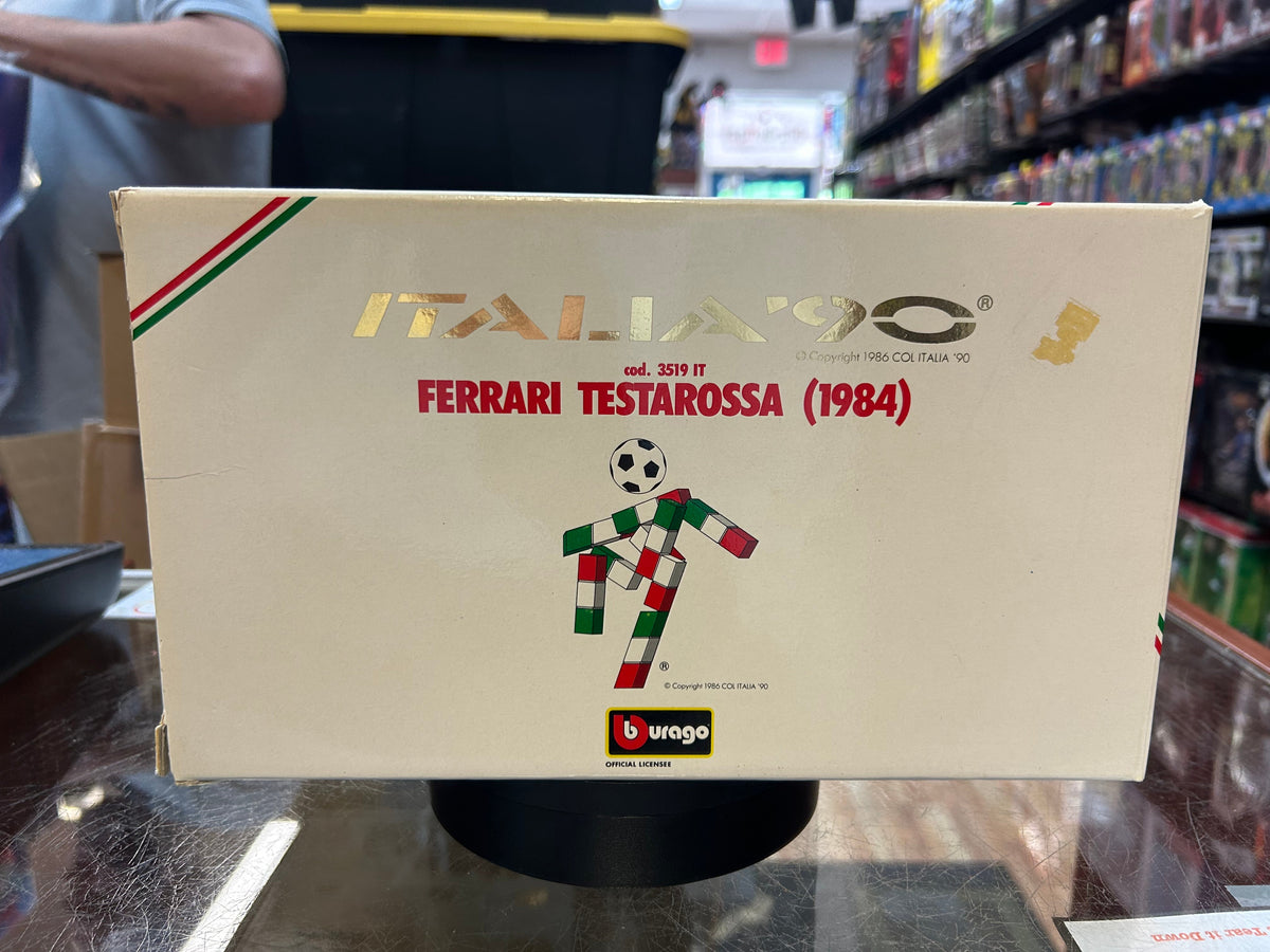 World Cup Ferrari Testarossa 1984 Diecast (Vintage Burago, Italia 90) Open Box product image 15, provided for visual