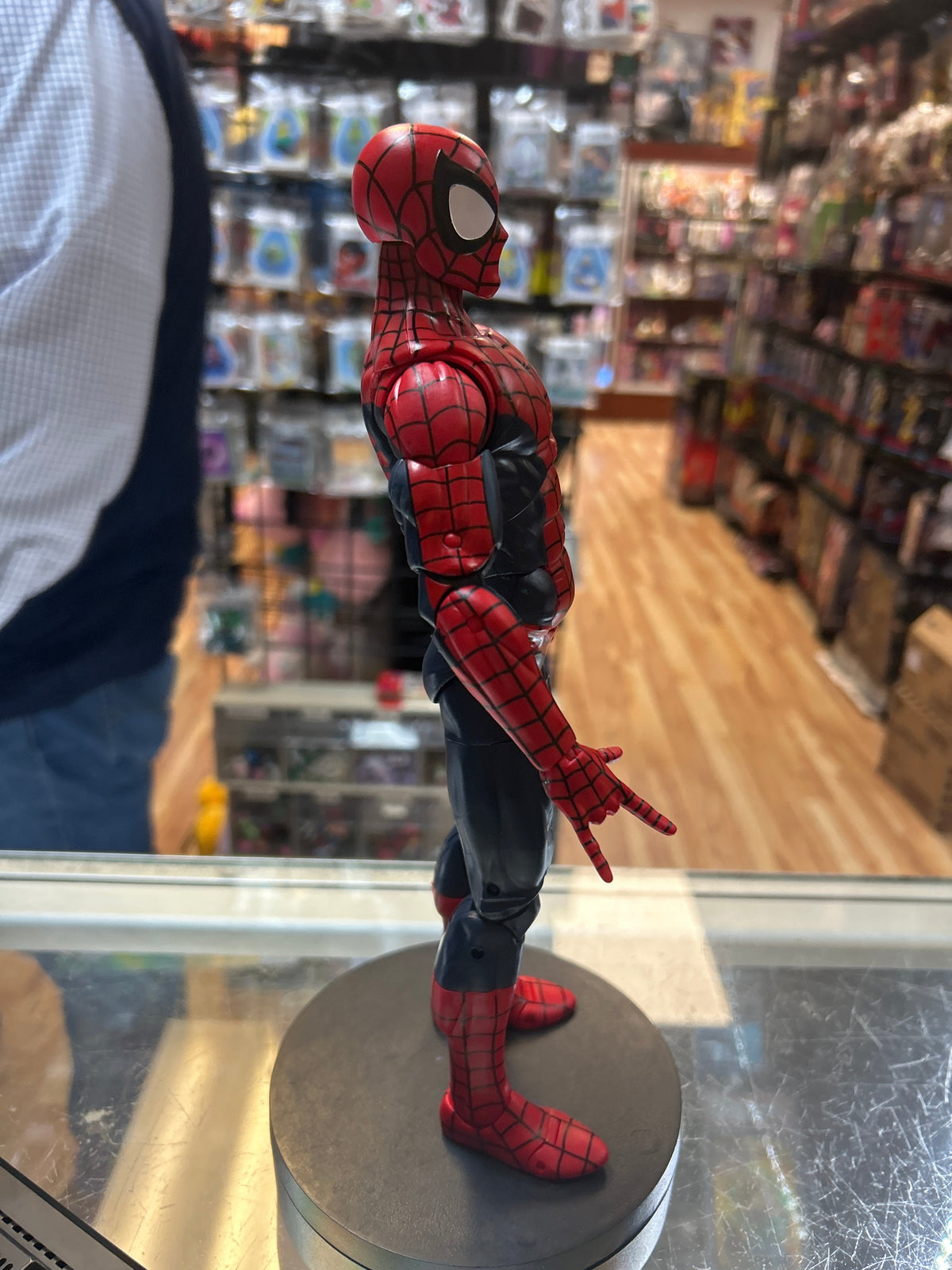 Spiderman -Deluxe 12"- (Marvel Legends, Hasbro) **COMPLETE** product image 4, provided for visual reference and product