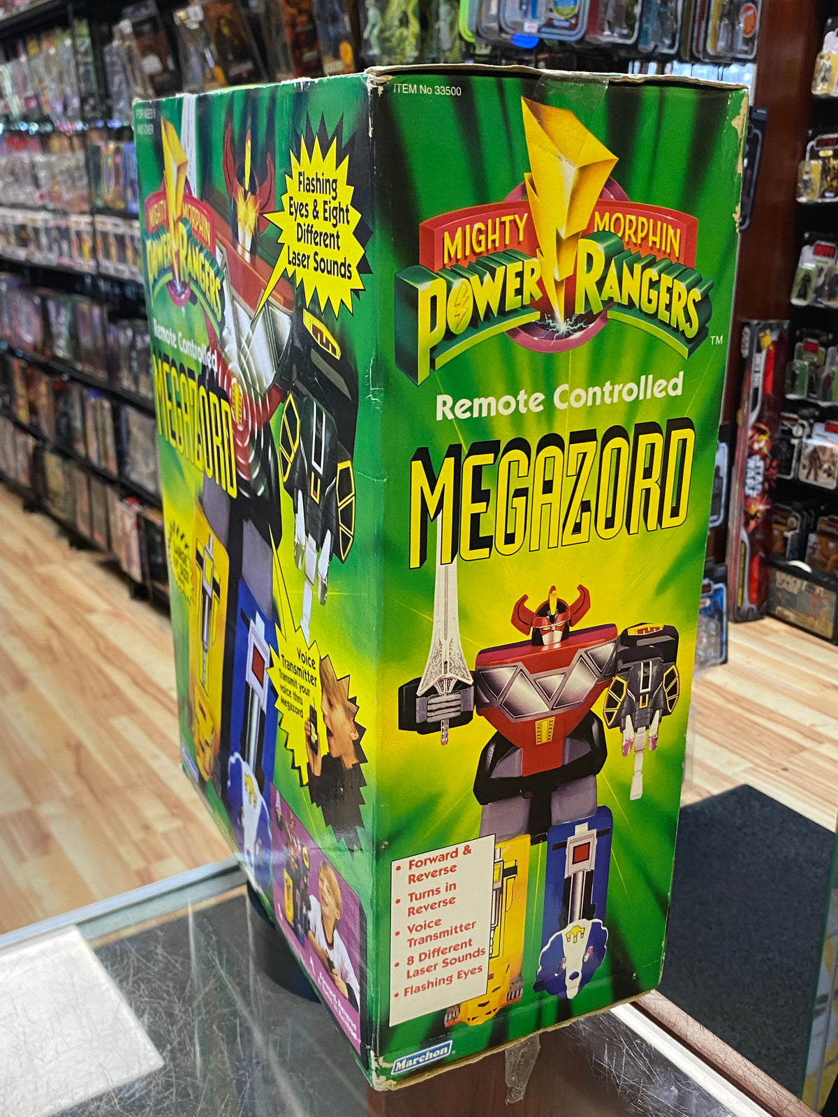 Remote Controlled Megazord (Vintage MMPR Power Rangers, Bandai) SEALED product image 2, provided for visual reference and