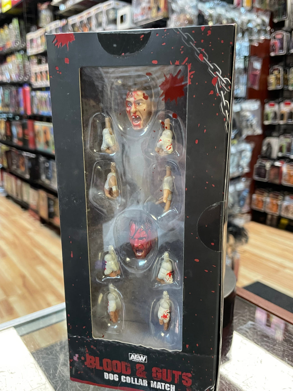 Blood & Guts: CM Punk & MJF (AEW Unmatched Collection, Jazwares) **SEALED** product image 13, provided for visual reference