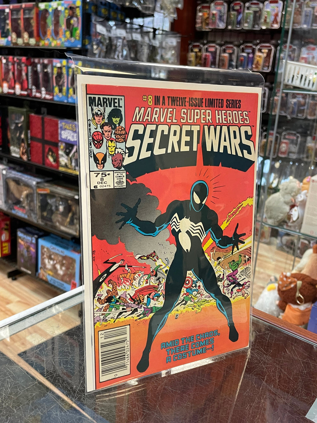 Secret Wars #8 Newsstand -1st Black Symbiote- 0597 (Marvel, Comics) product image 3, provided for visual reference and