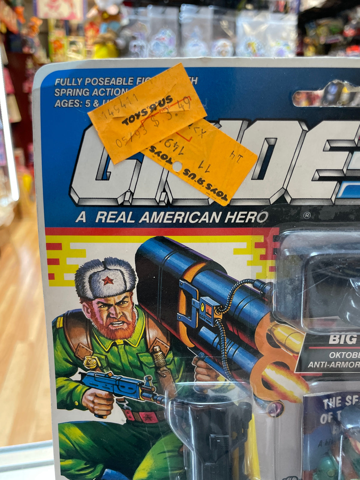 Big bear Oktober Guard (Vintage GI Joe, Hasbro) Sealed product image 4, provided for visual reference and product detail