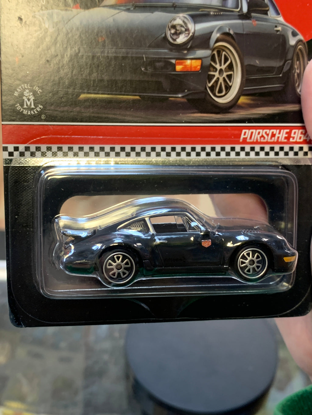Porsche 964 Black RLC (Hot Wheels Red Line Club, Mattel) SEALED product image 4, provided for visual reference and product