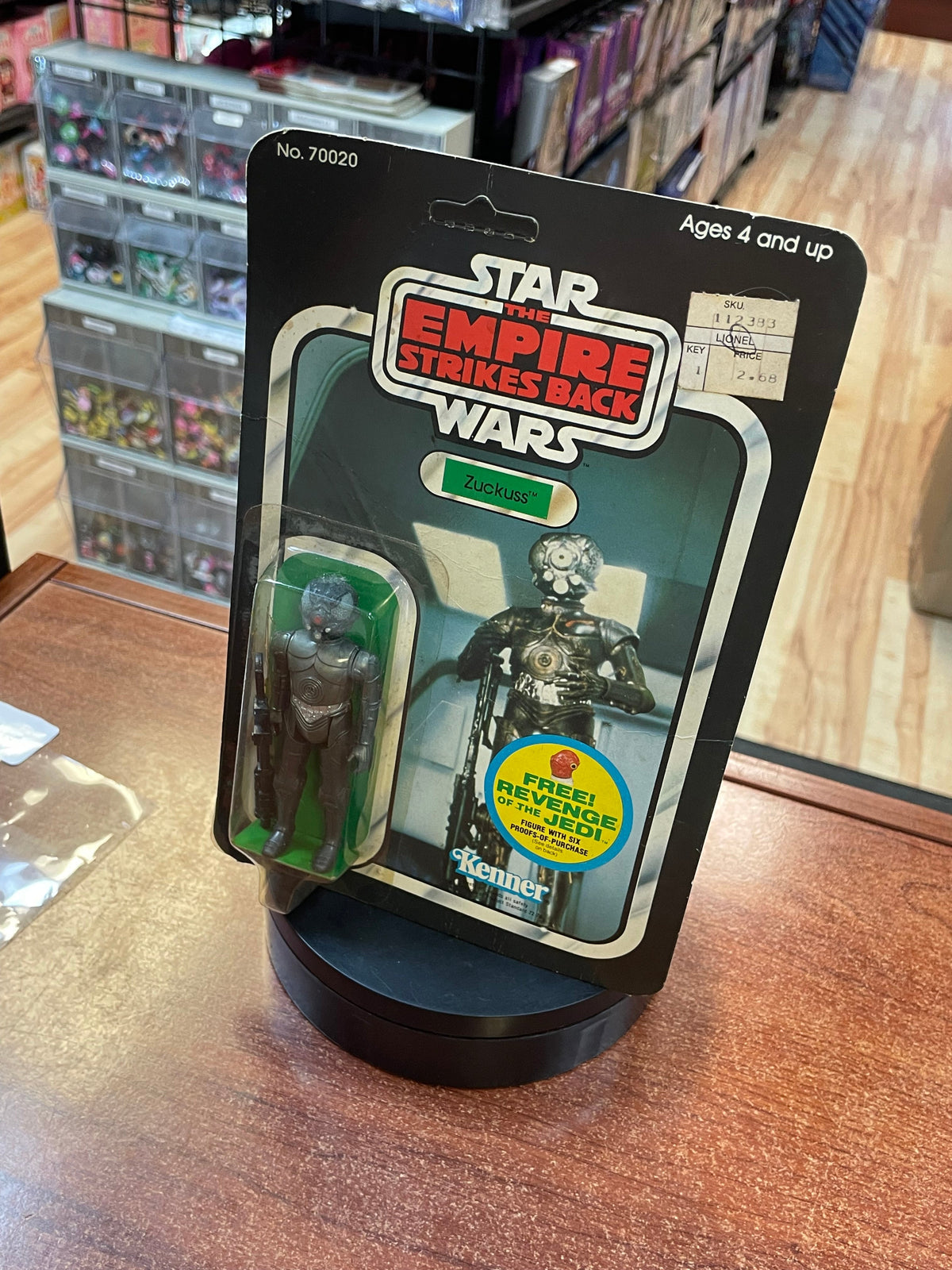 Zuckuss ESB 9507 (Vintage Star Wars, Kenner) **SEALED** product image 3, provided for visual reference and product detail