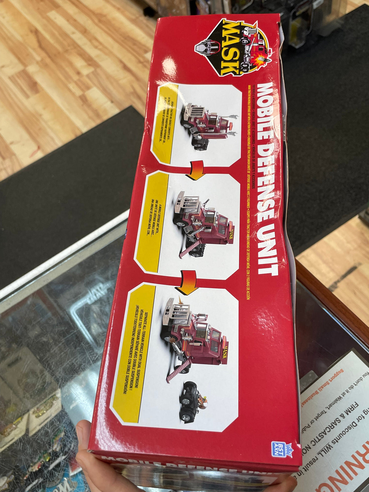 Mobile Defense Unit Vehicle (MASK Retro, Loyal Subjects) SEALED product image 7, provided for visual reference and product