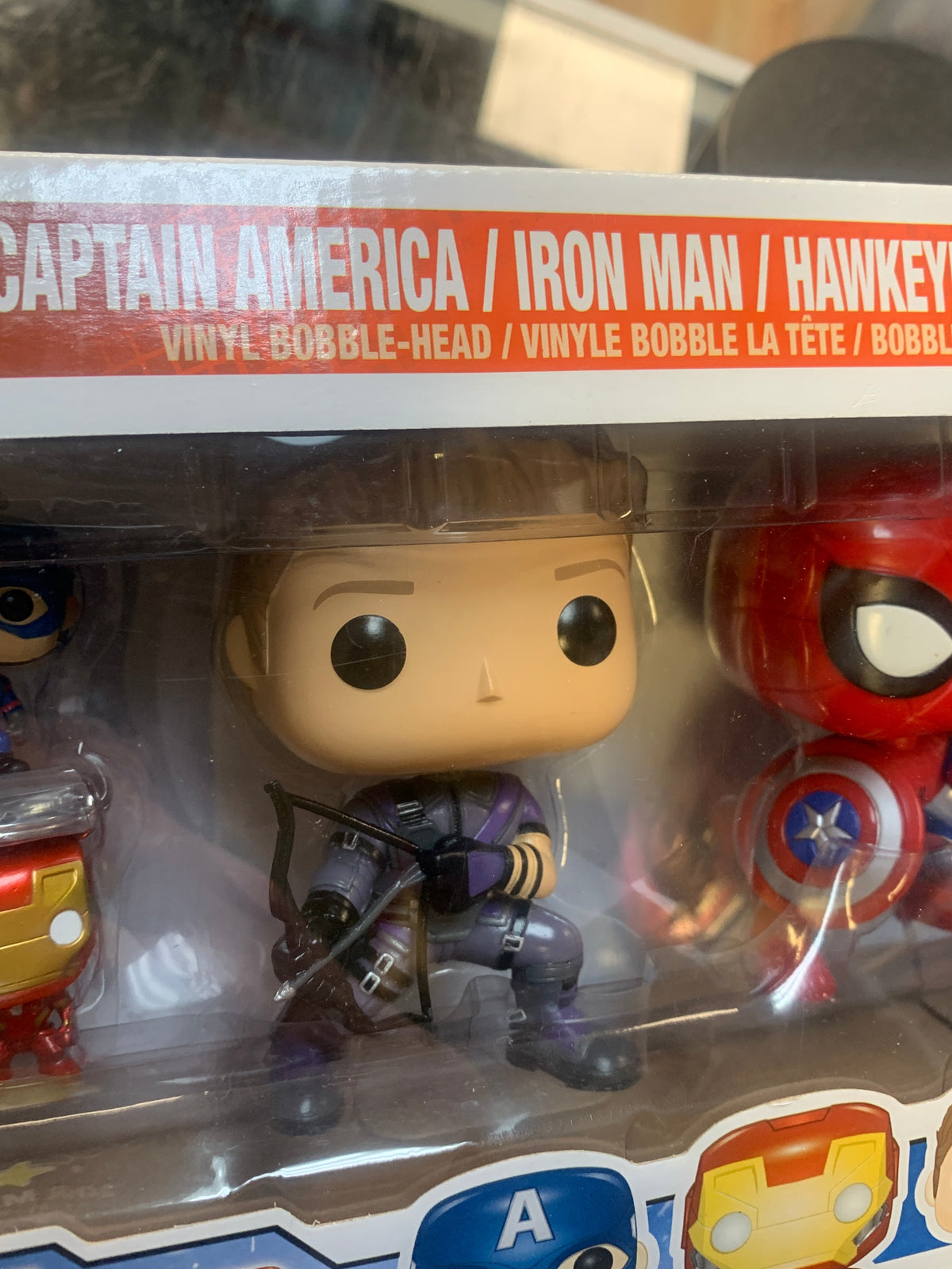Hawkeye & Spiderman with Mini (Funko Pop, Marvel) EXCLUSIVE product image 11, provided for visual reference and product