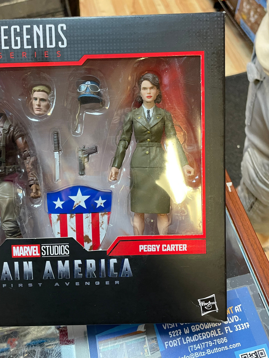 Captain America & Peggy Carter (Marvel Legends, Hasbro) product image 6, provided for visual reference and product detail