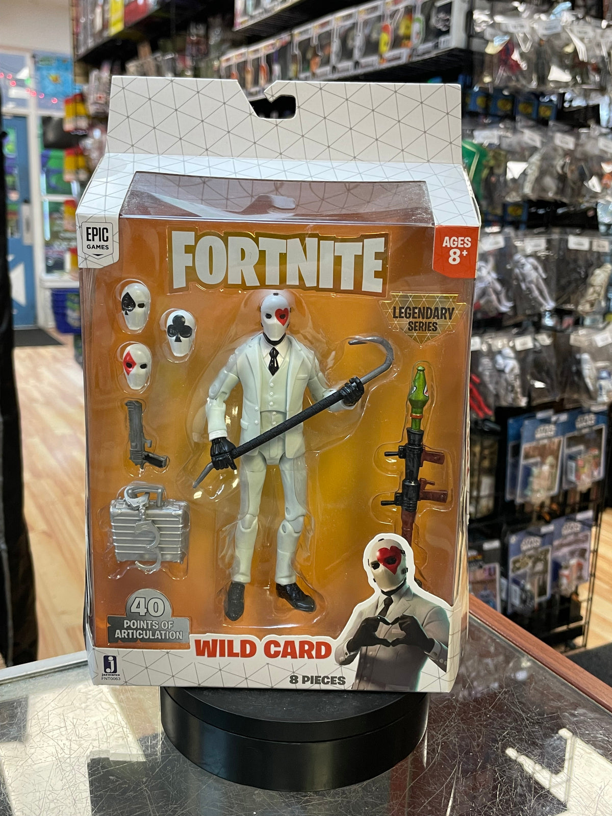 Wild Card (Fortnite, Epic Games, Jazwares) SEALED product image 1, provided for visual reference and product detail review