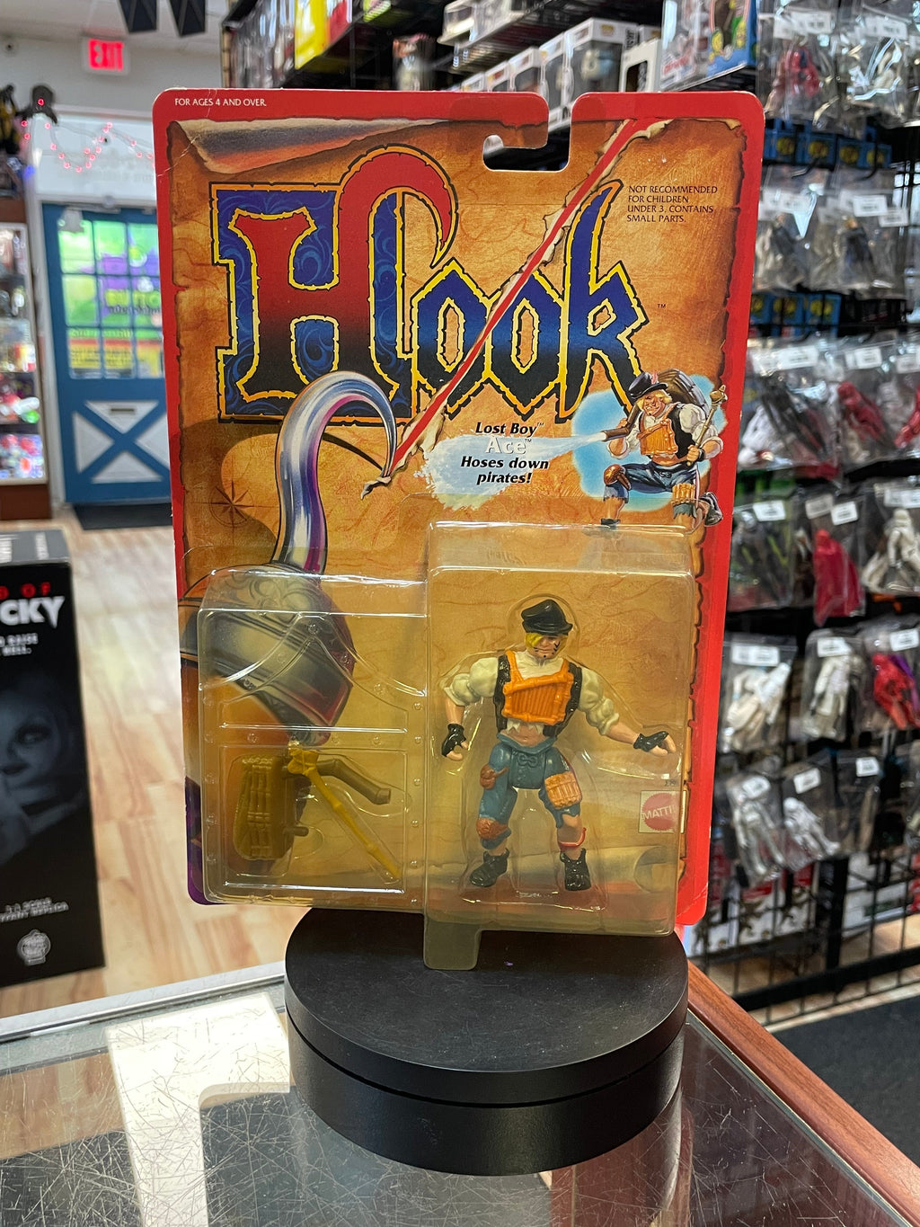 Lost Boy Ace #2817 (Vintage Hook, Mattel) SEALED product image 1, provided for visual reference and product detail review