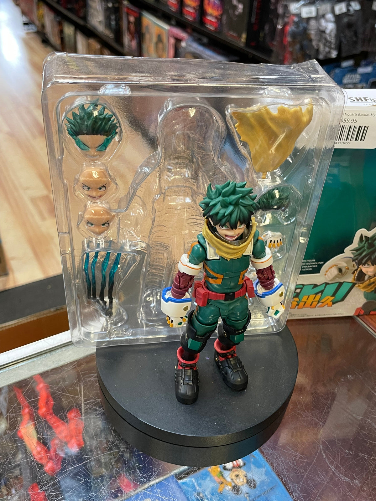 Izuku Mudoriya (SH Figuarts Bandai, My Hero Academia) *COMPLETE* product image 6, provided for visual reference and product