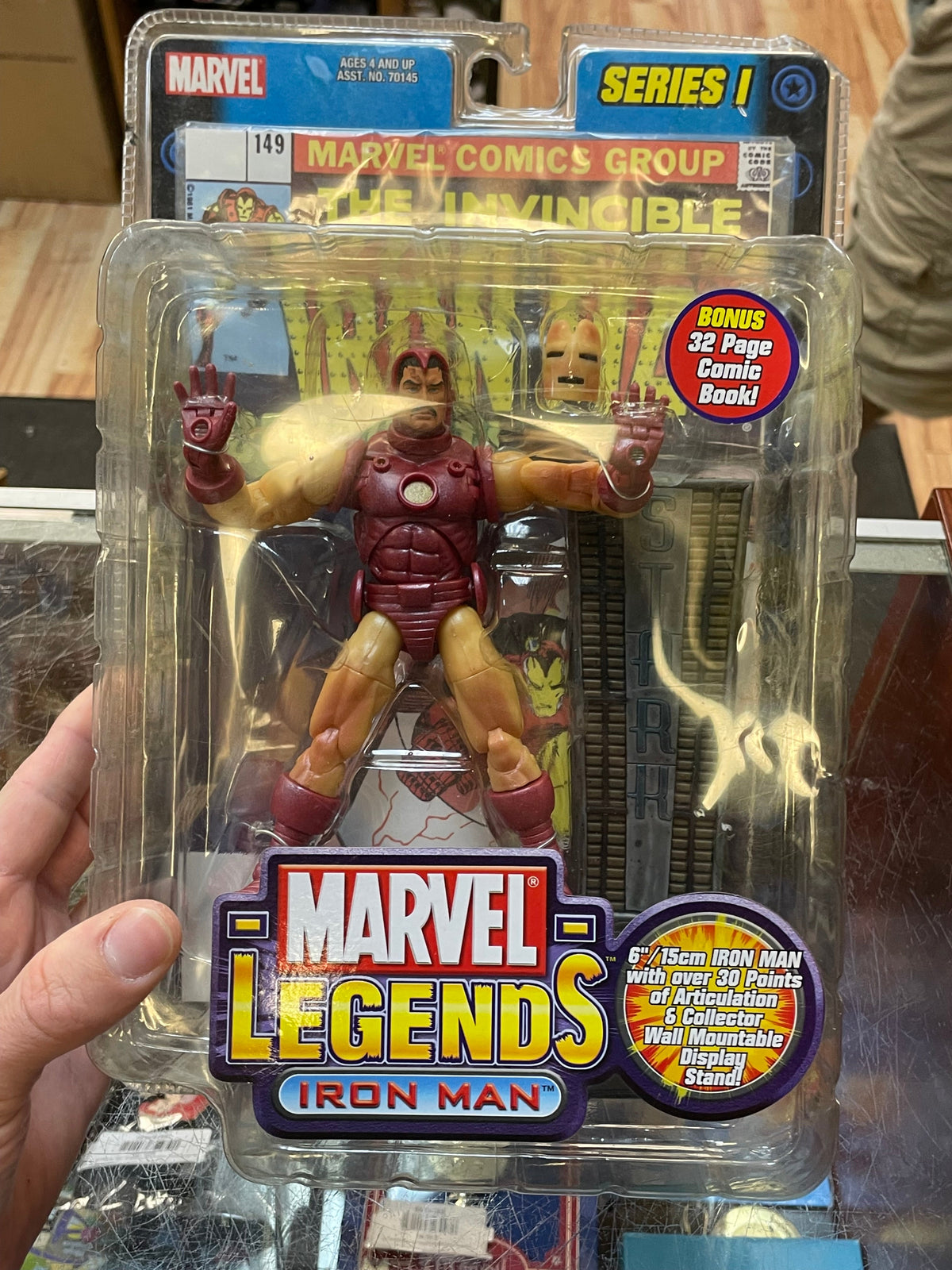Iron Man -Series 1- (Marvel Legends, Toybiz) **SEALED** product image 5, provided for visual reference and product detail