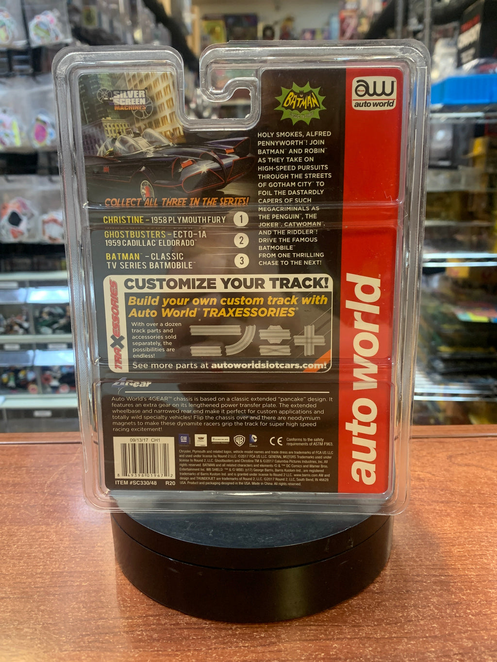 Classic TV Series Batman Slot Diecast (AW Autoworld, Round 2) SEALED product image 3, provided for visual reference and