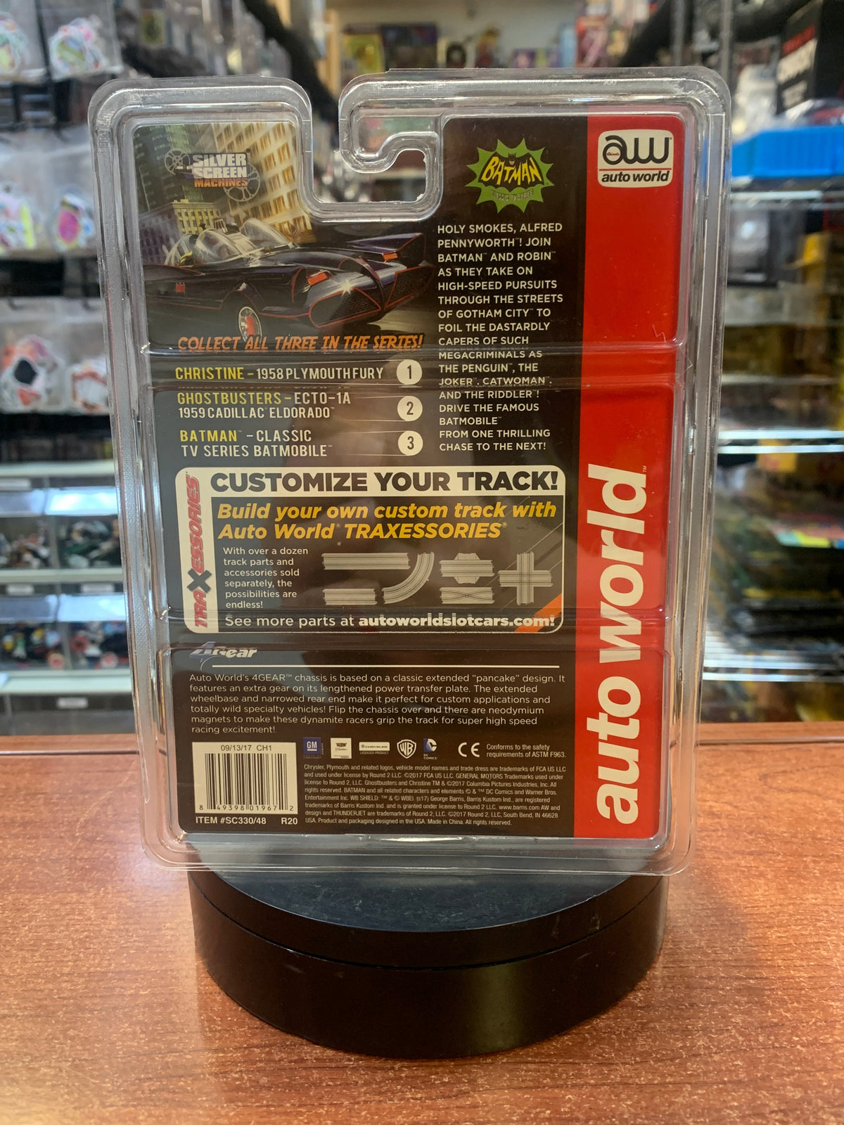 Classic TV Series Batman Slot Diecast (AW Autoworld, Round 2) SEALED product image 3, provided for visual reference and