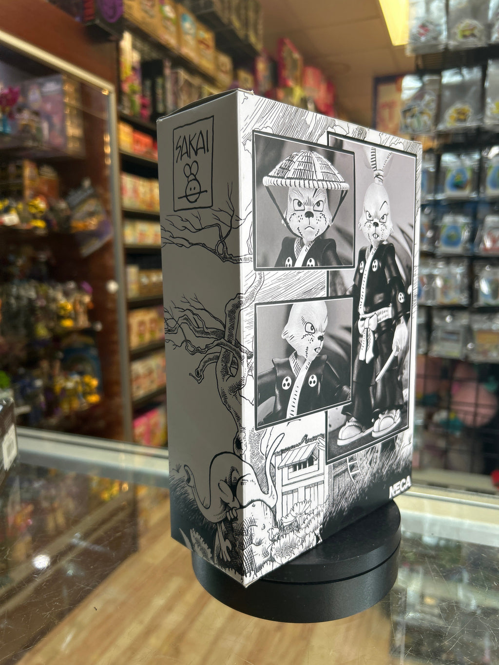 Sakai Usagi Yojimbo -Black White- (TMNT Ninja Turtles, NECA) SEALED product image 5, provided for visual reference and