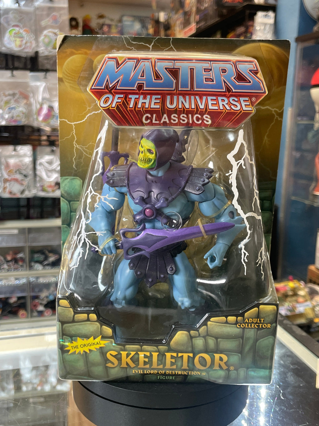 Skeletor (MOTU Classics, Mattel) **SEALED** product image 1, provided for visual reference and product detail review
