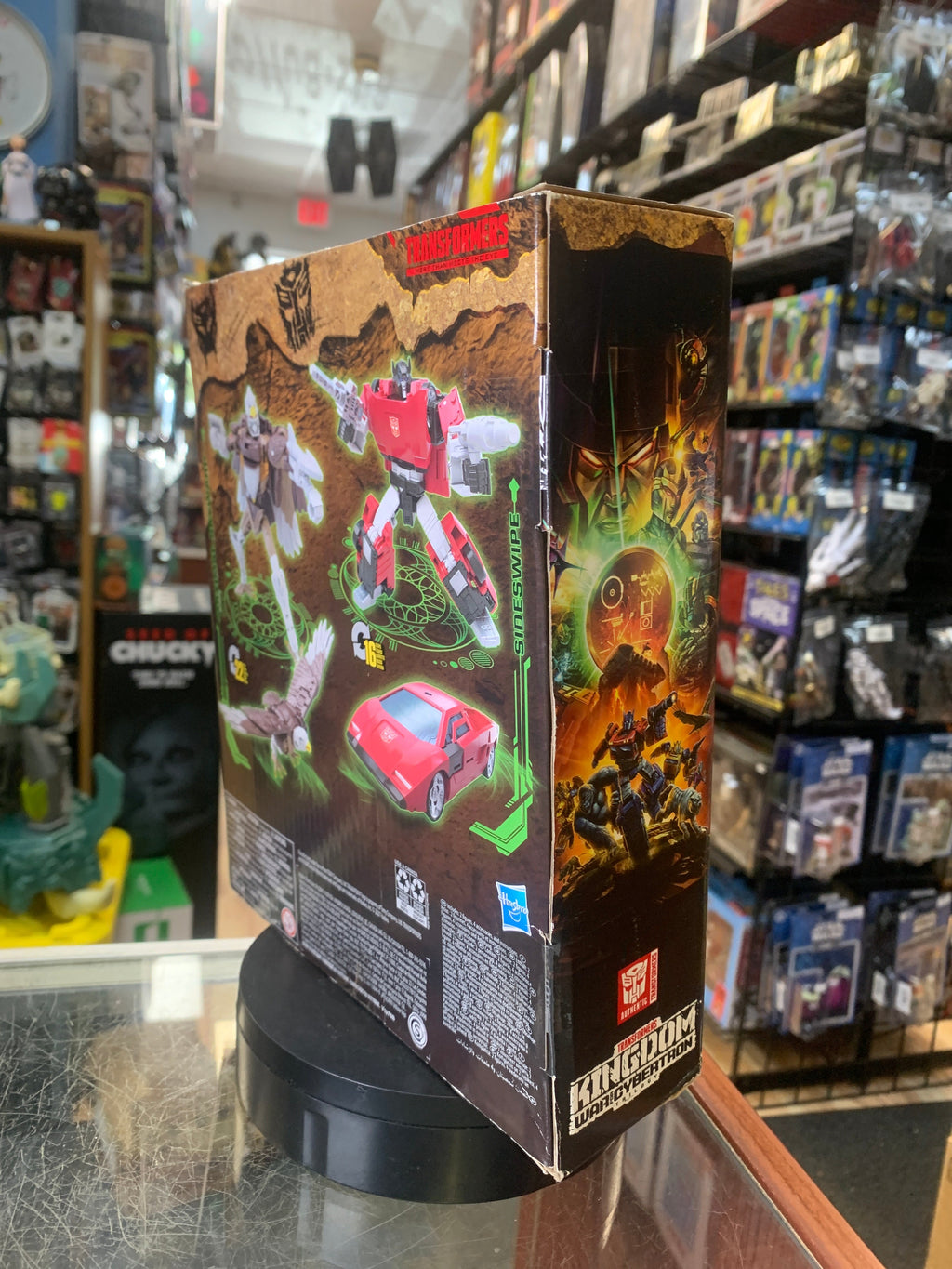 Sideswipe & Skywarp -Deluxe Class- (Transformers WFC Kingdom, Hasbro) **SEALED** product image 3, provided for visual