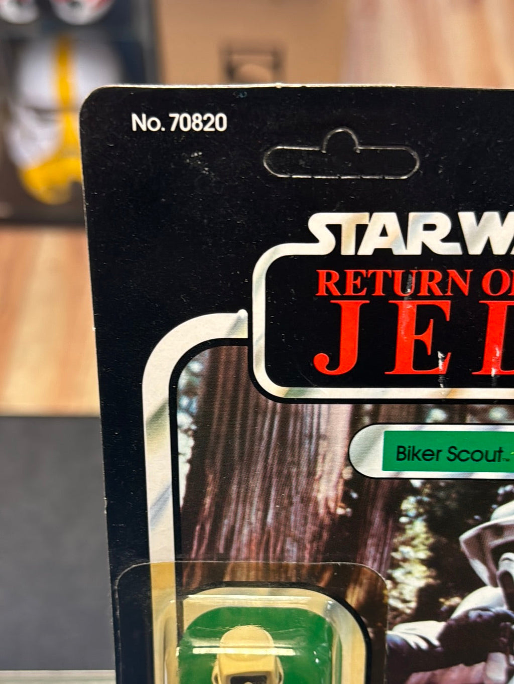 Biker Scout 77A ROTJ 1723 (Vintage Star Wars, Kenner) SEALED product image 2, provided for visual reference and product