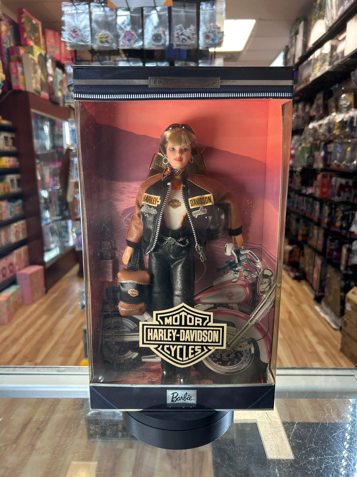 Motor Harley-Davidson Barbie #25637(Barbie, Mattel) **SEALED** product image 1, provided for visual reference and product