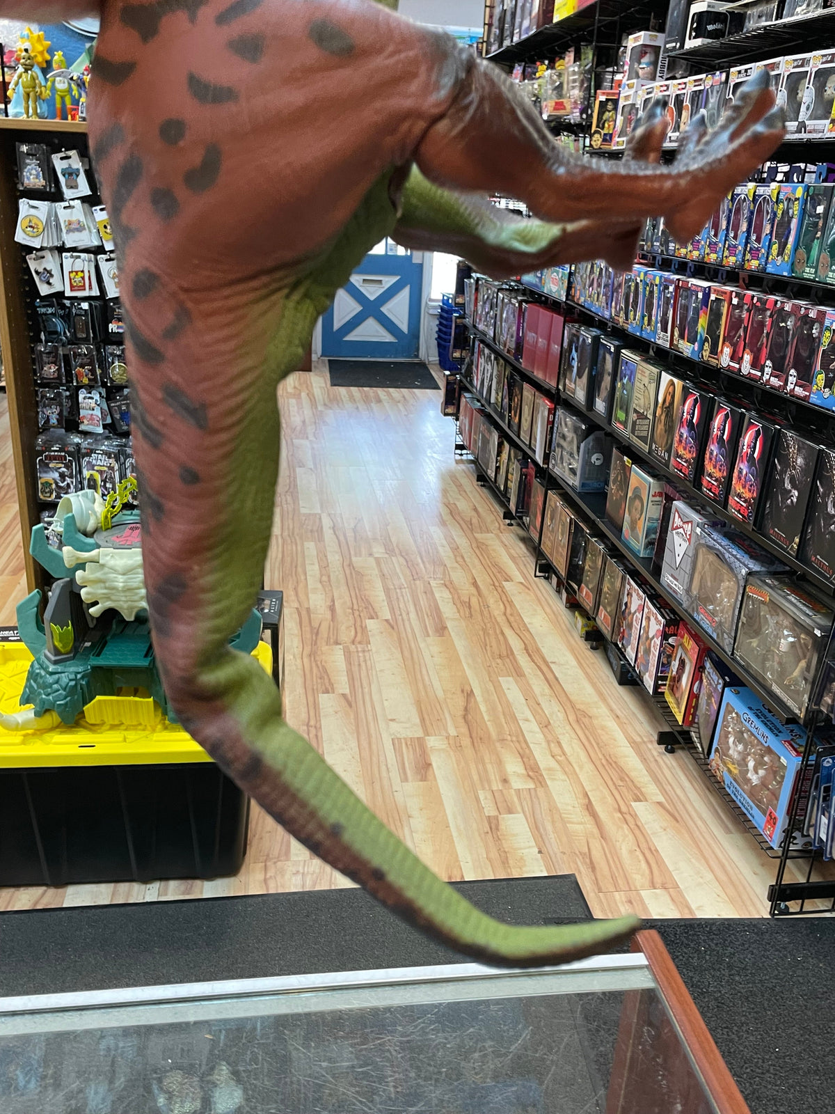 Red Tyrannosaurus Rex JP09 (Vintage Jurassic Park, Kenner) **Untested** product image 6, provided for visual reference and