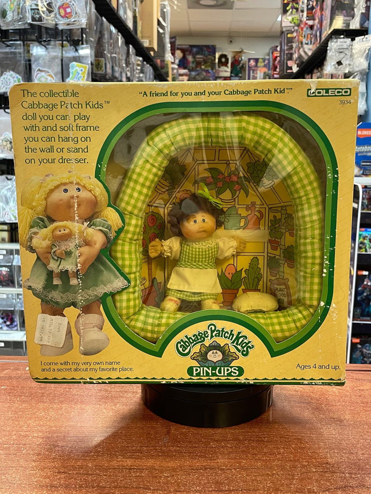 Greenhouse PinUps Mini Doll (Vintage Cabbage Patch Kids CPK, Coleco) SEALED product image 1, provided for visual reference
