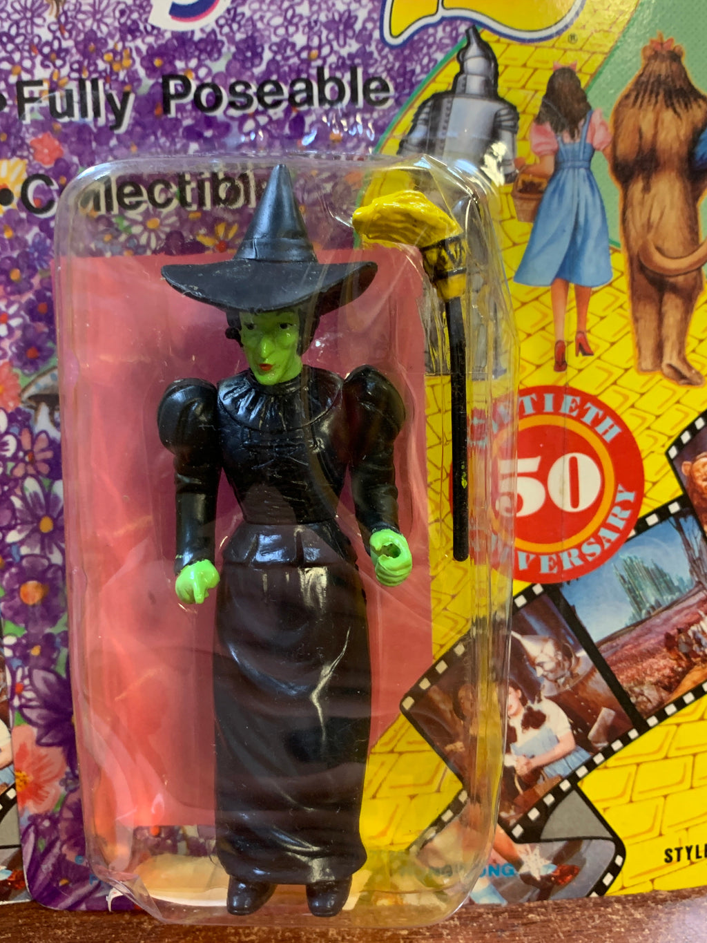 Wizard of Oz Figure Set of 6 (Vintage Multi Toys, MGM) SEALED product image 3, provided for visual reference and product