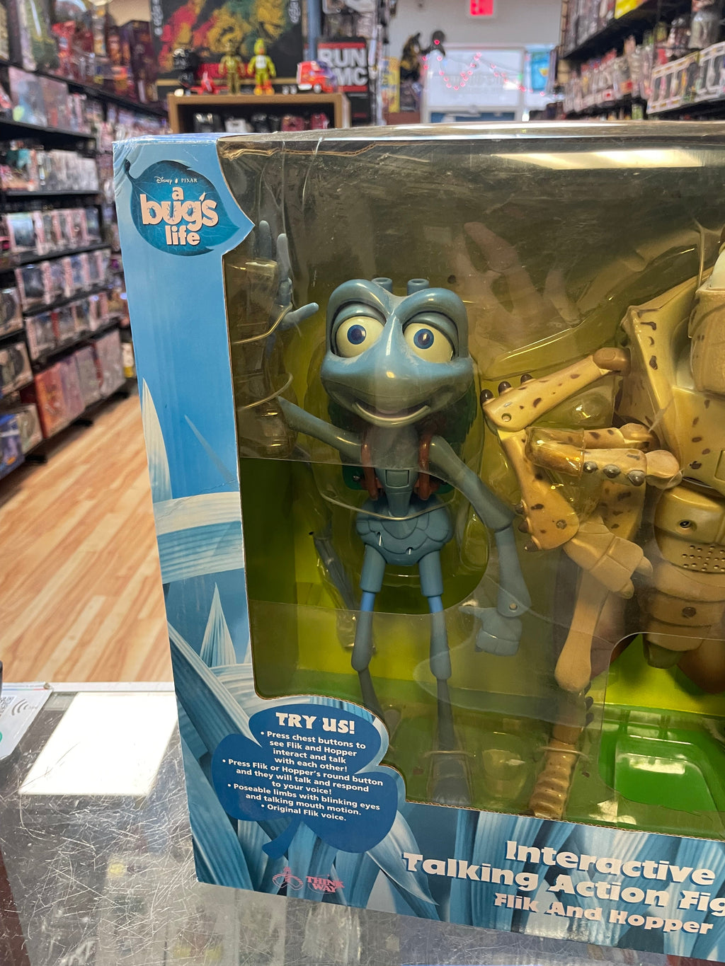 Interactive Flik & Hopper (Vintage Bugs Life, Thinking Toy) **NEW OPENNED** product image 21, provided for visual reference