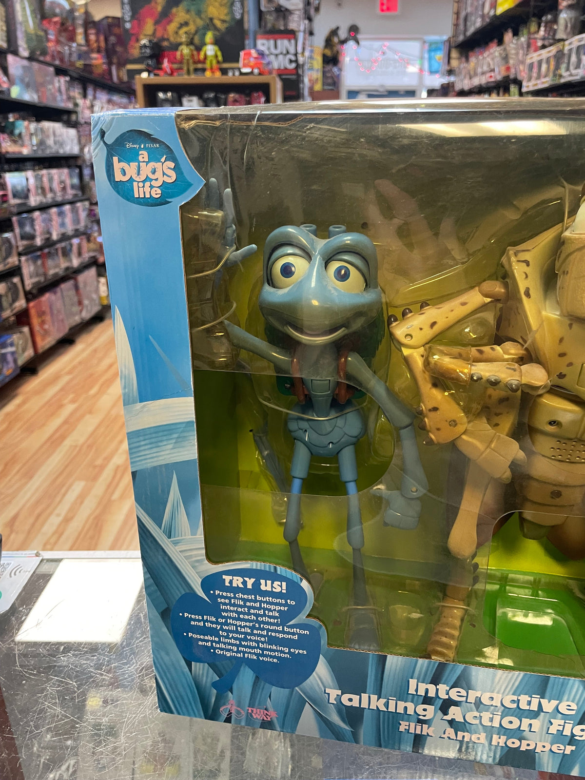 Interactive Flik & Hopper (Vintage Bugs Life, Thinking Toy) **NEW OPENNED** product image 21, provided for visual reference