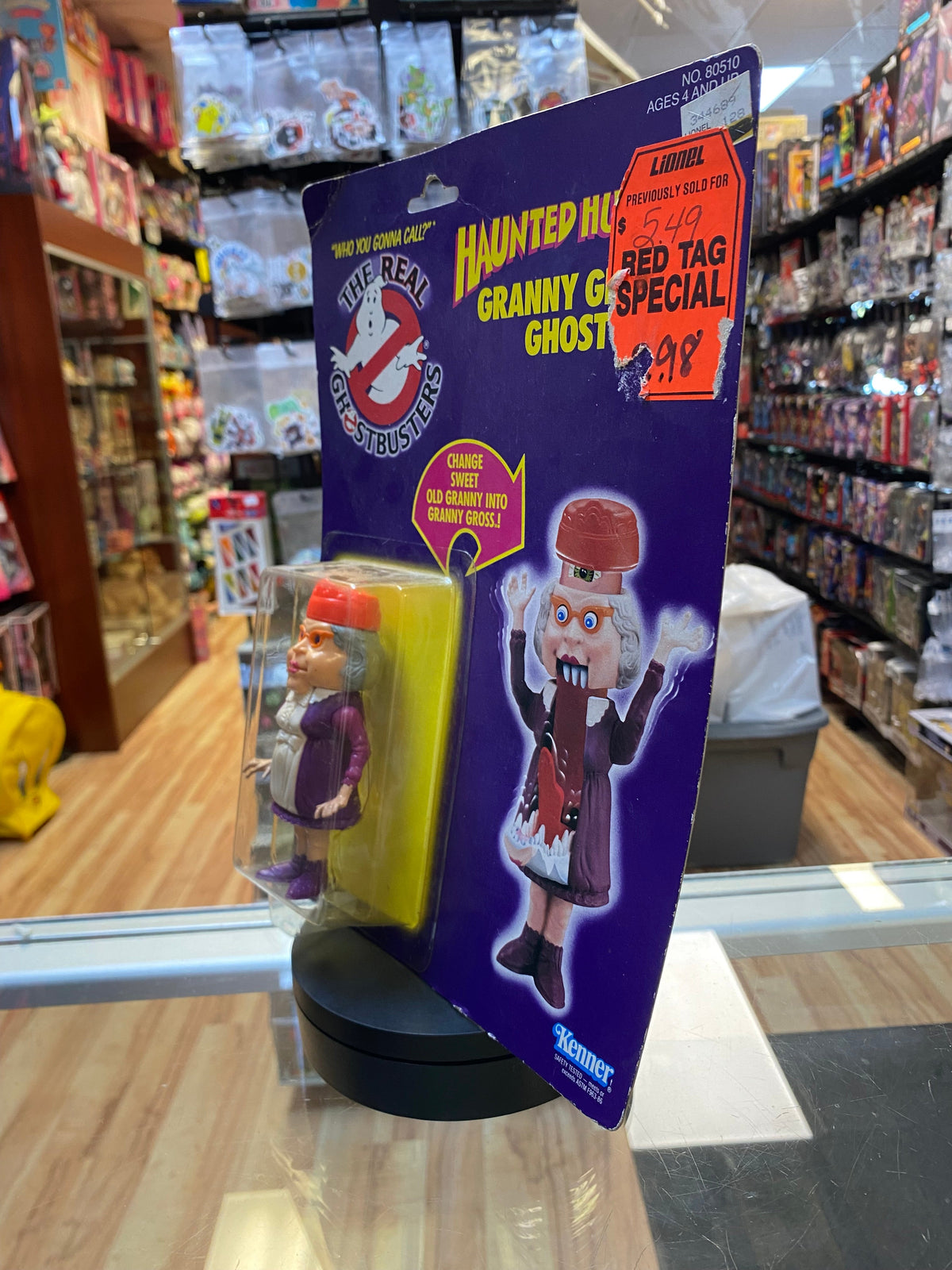 Granny Gross Ghost (Vintage Ghostbusters, Kenner) SEALED product image 3, provided for visual reference and product detail